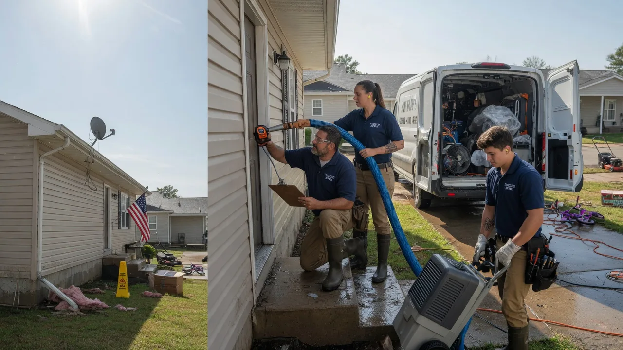 Ceiling Water Damage Restoration in Redbird, OK near me